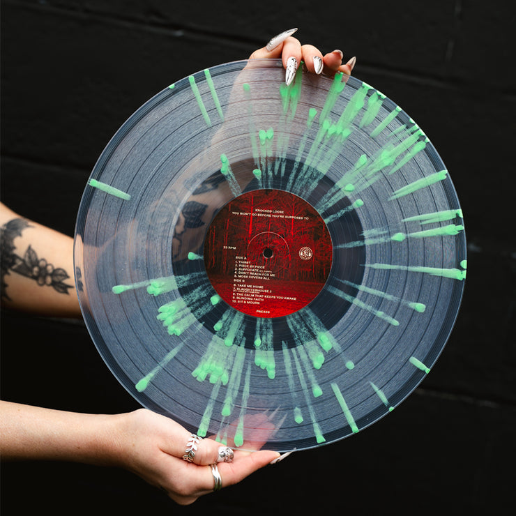 You Won't Go Before You're Supposed To - Clear W/ Mint Splatter LP