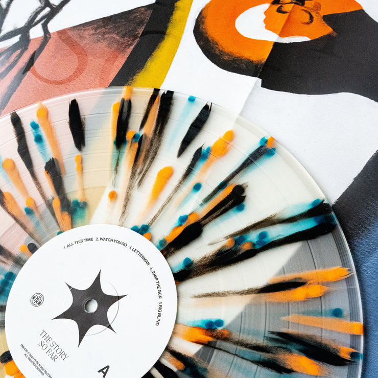 I Want To Disappear - Milky Clear w/ Black, Blue & Orange Splatter LP