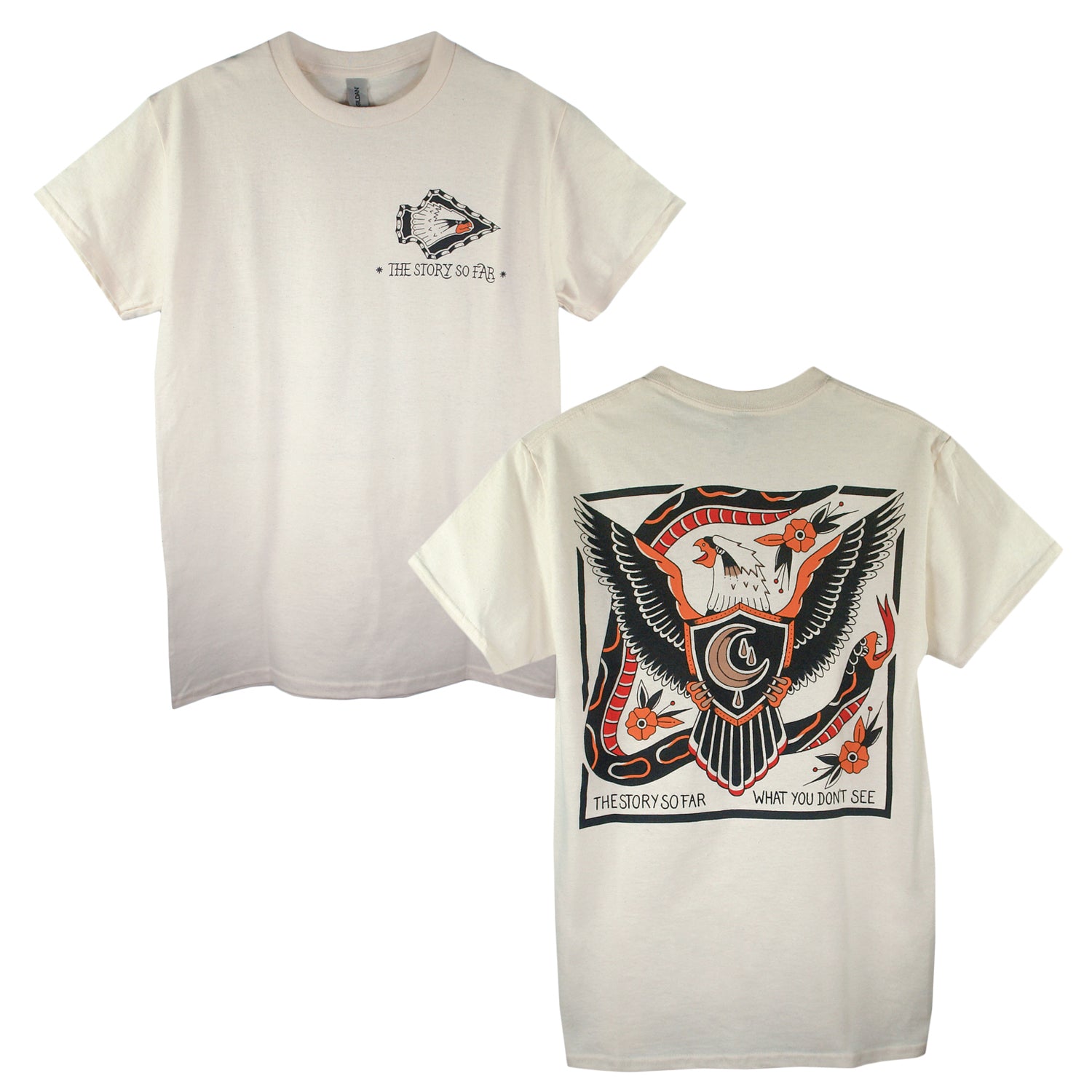 【未使用】The BONEZ「 Traditional Tattoo 」Tee Tattoo Natural - Tee – Pure Noise Records