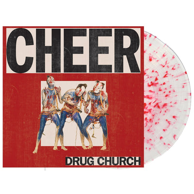 Cheer - Ultra Clear W/ Heavy Blood Red Splatter LP