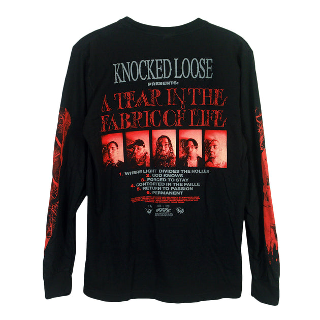 A Tear In The Fabric Of Life Black Long Sleeve Pure Noise Records