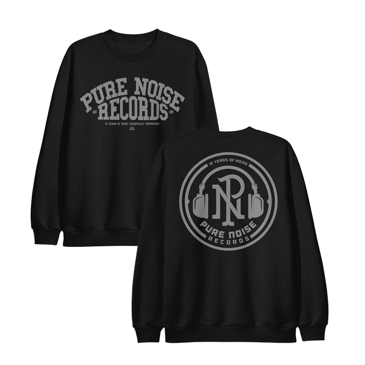 15 Years Of Noise Black - Crewneck