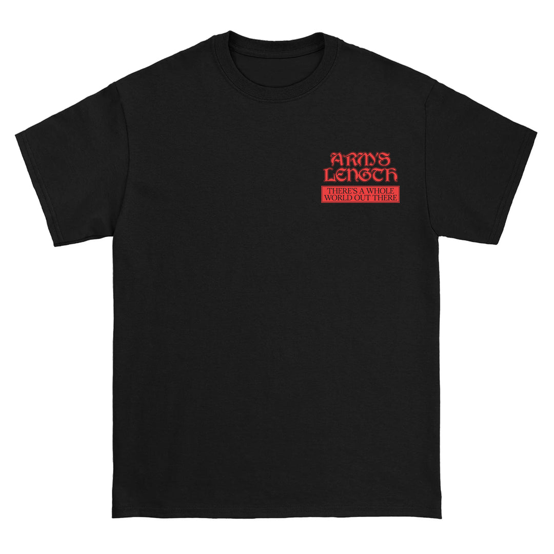 There's A Whole World Out There Black - Tee