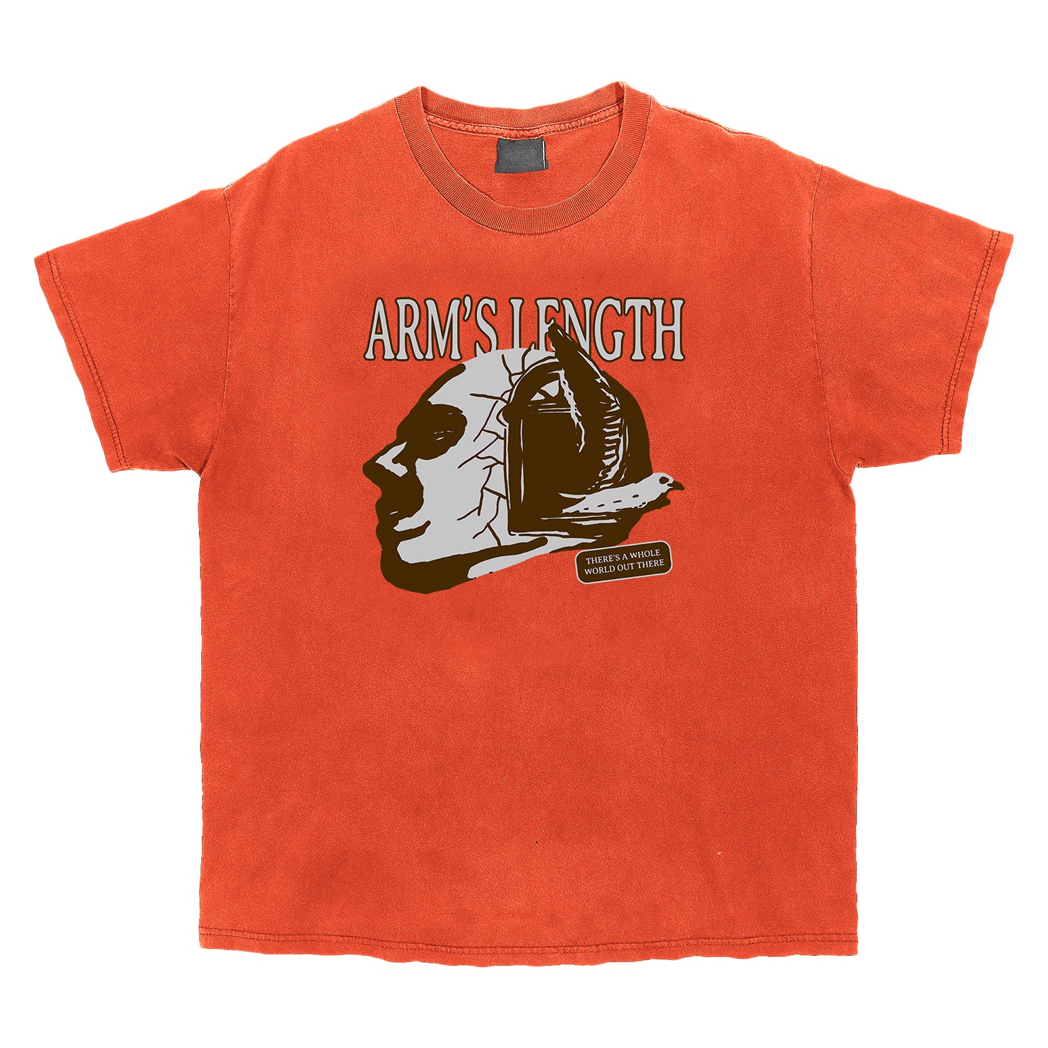 There's A Whole World Out There Orange - Tee – Pure Noise Records