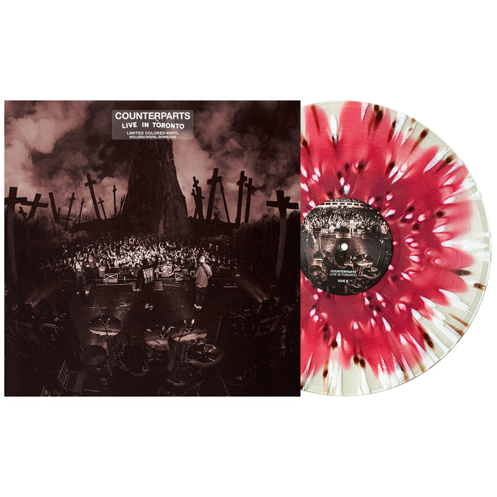 Live In Toronto - Oxblood In Milky Clear W/ Heavy Brown & White Splatter LP