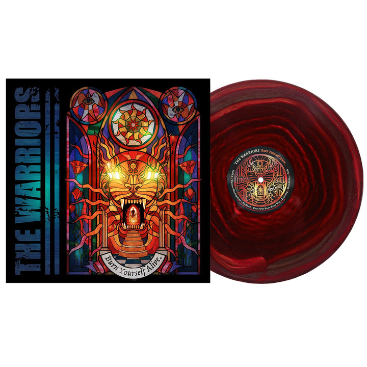 Burn Yourself Alive. - Orange In Red In Black Glitter LP