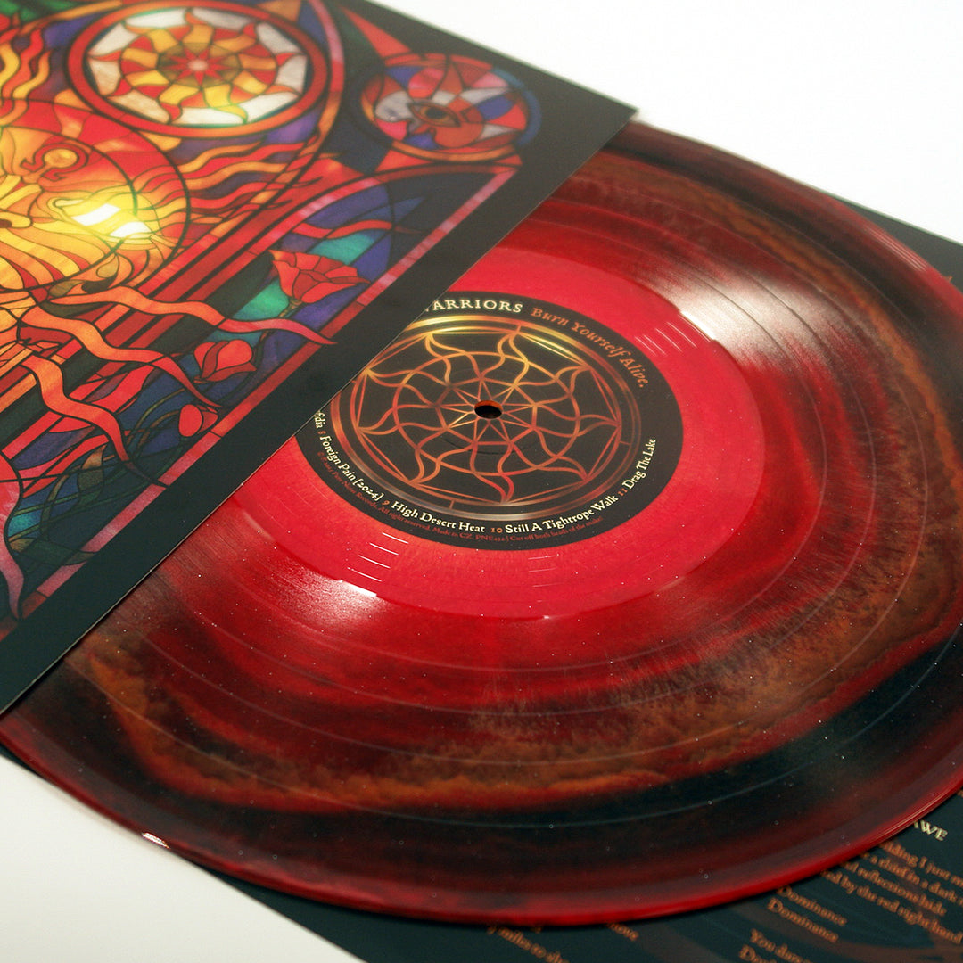 Burn Yourself Alive. - Orange In Red In Black Glitter LP