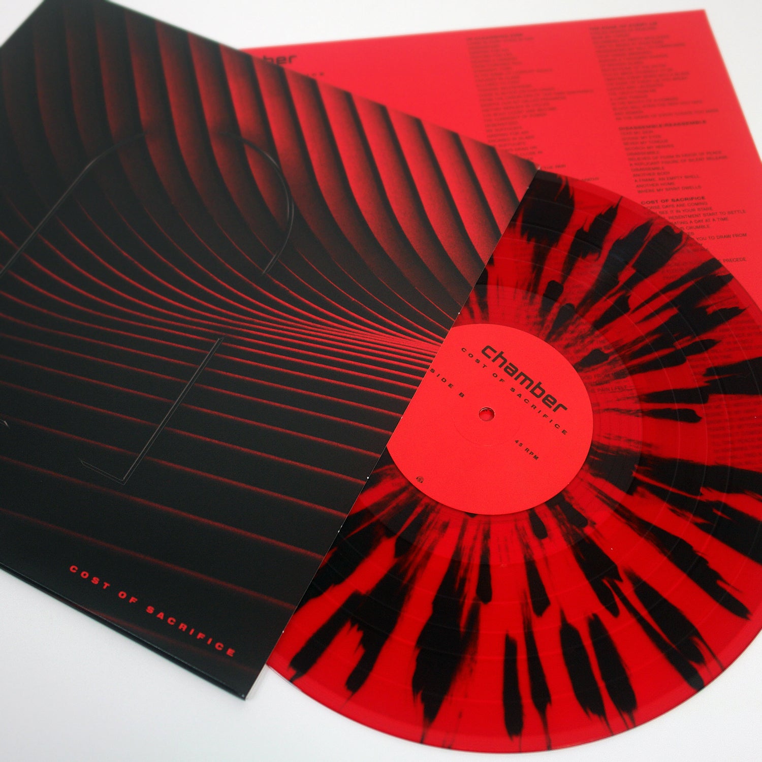 Cost Of Sacrifice - Blood Red W&frasl; Black Splatter LP