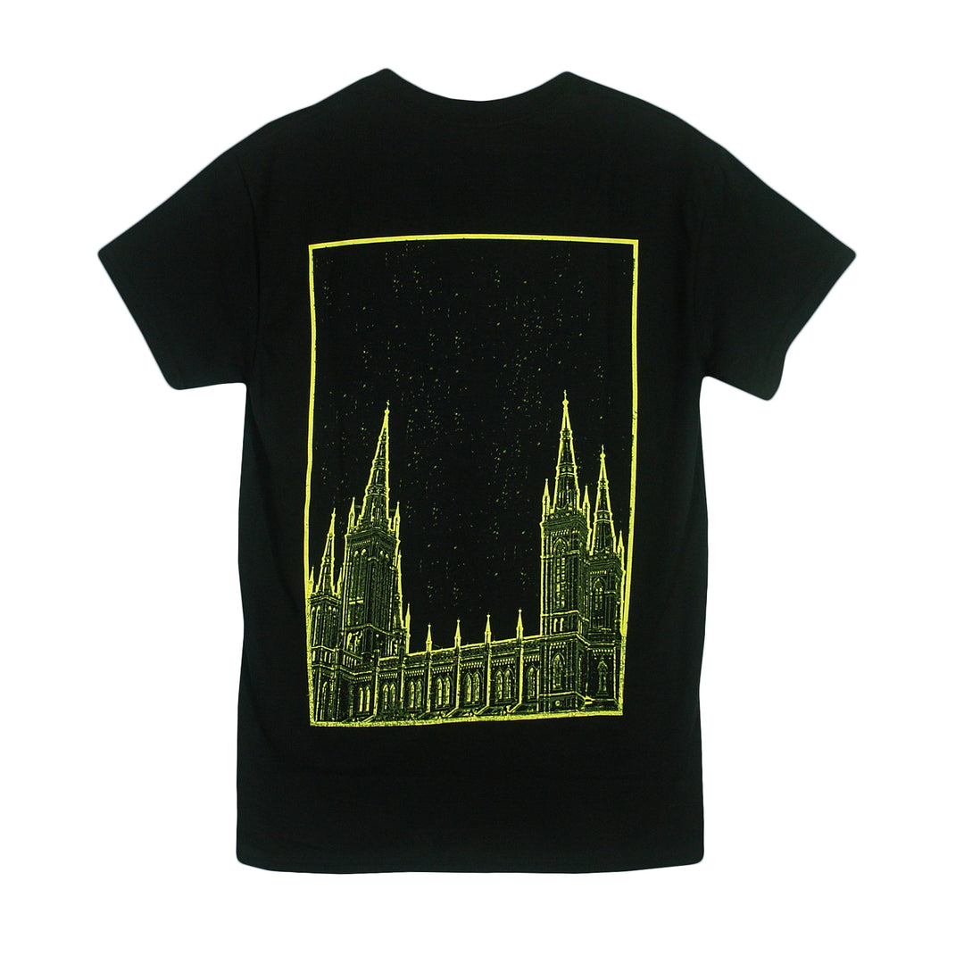 Church (Yellow On Black) Black - Tee