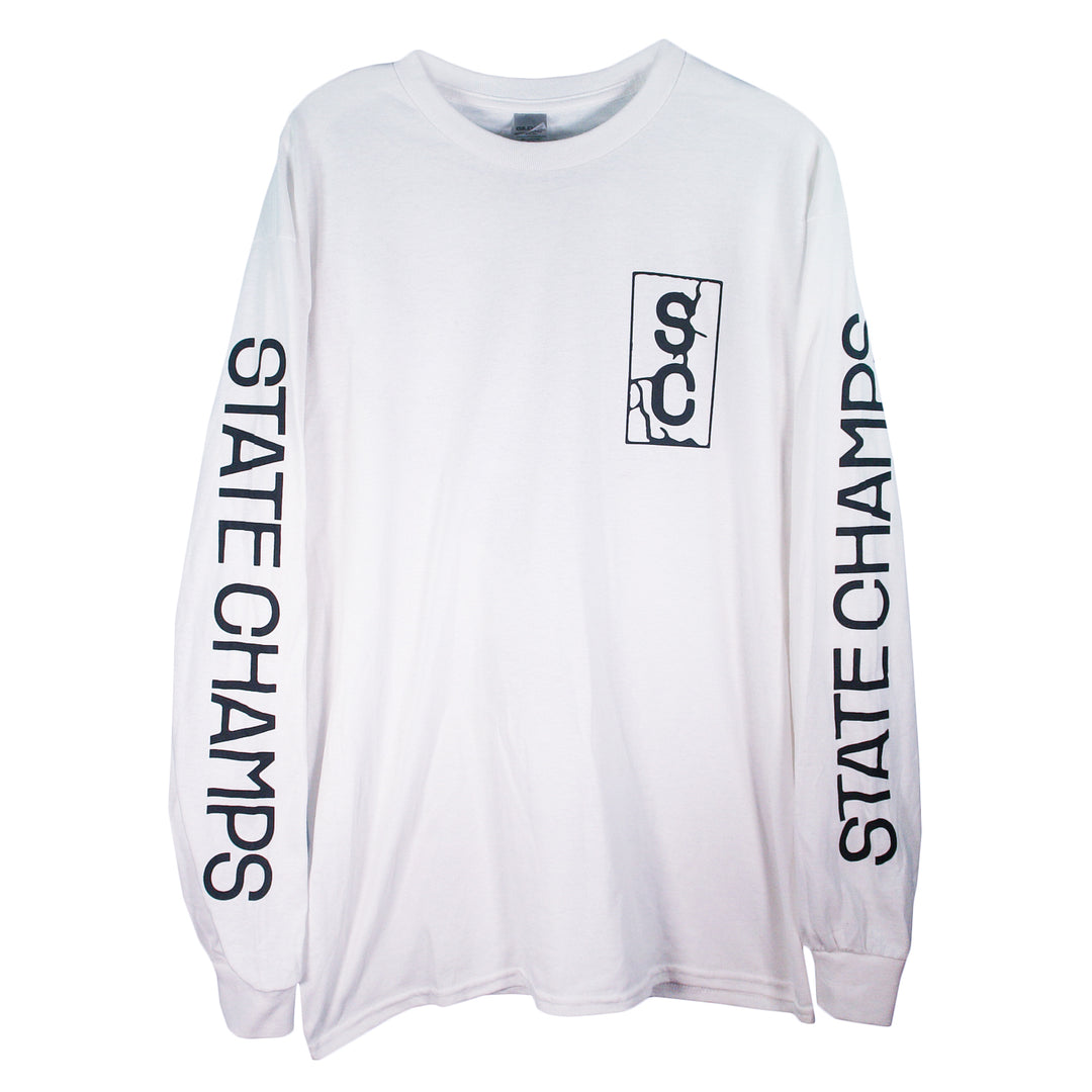 Cracked White - Long Sleeve front