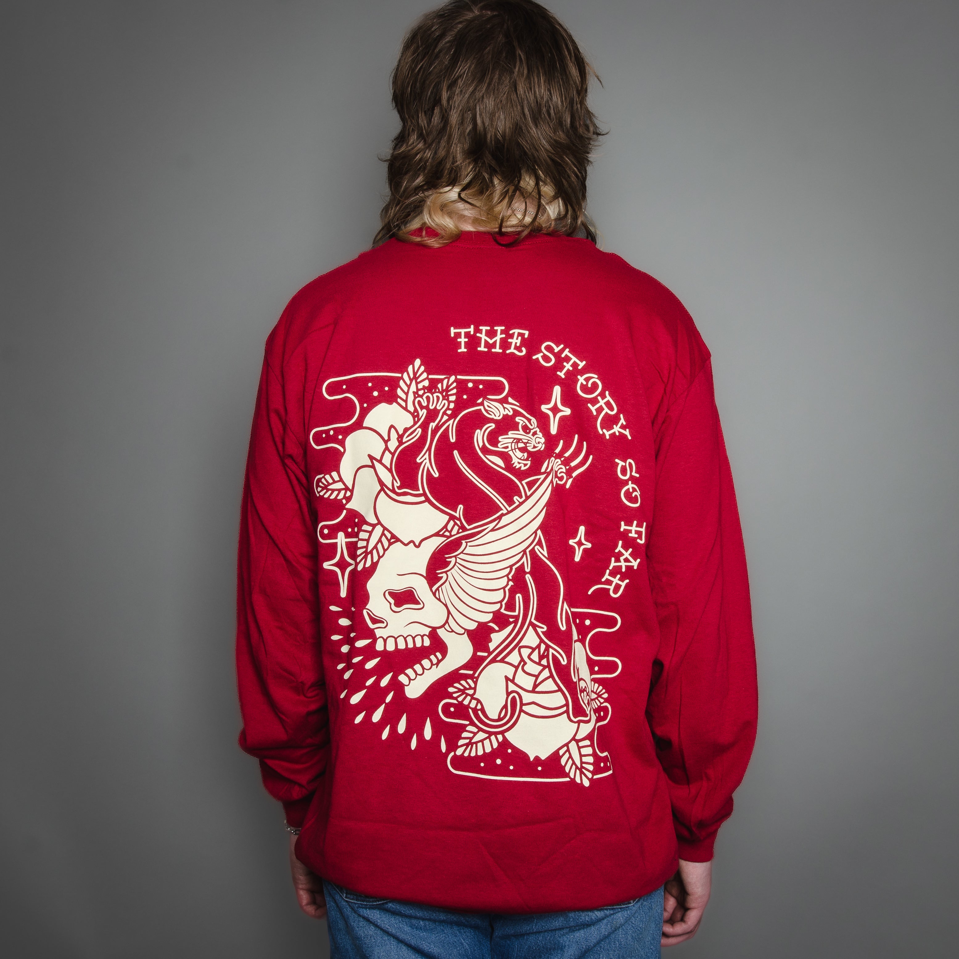 Skull Panther Cardinal - Long Sleeve – Pure Noise Records