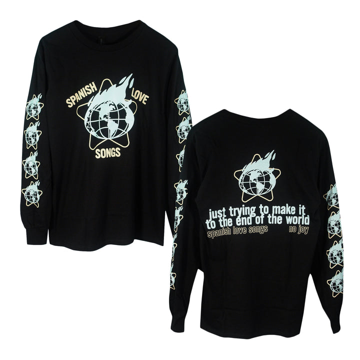 End Of The World Black - Long Sleeve front and back