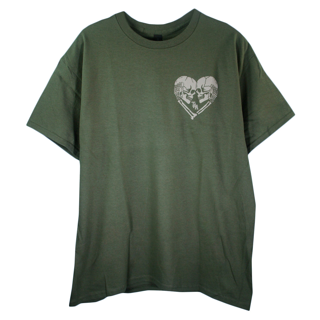 Heart Military Green - Tee