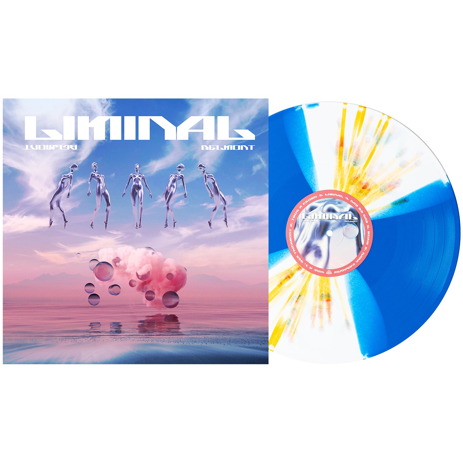 Liminal - Blue Jay & White Butterfly W/ Orange Crush Splatter LP 