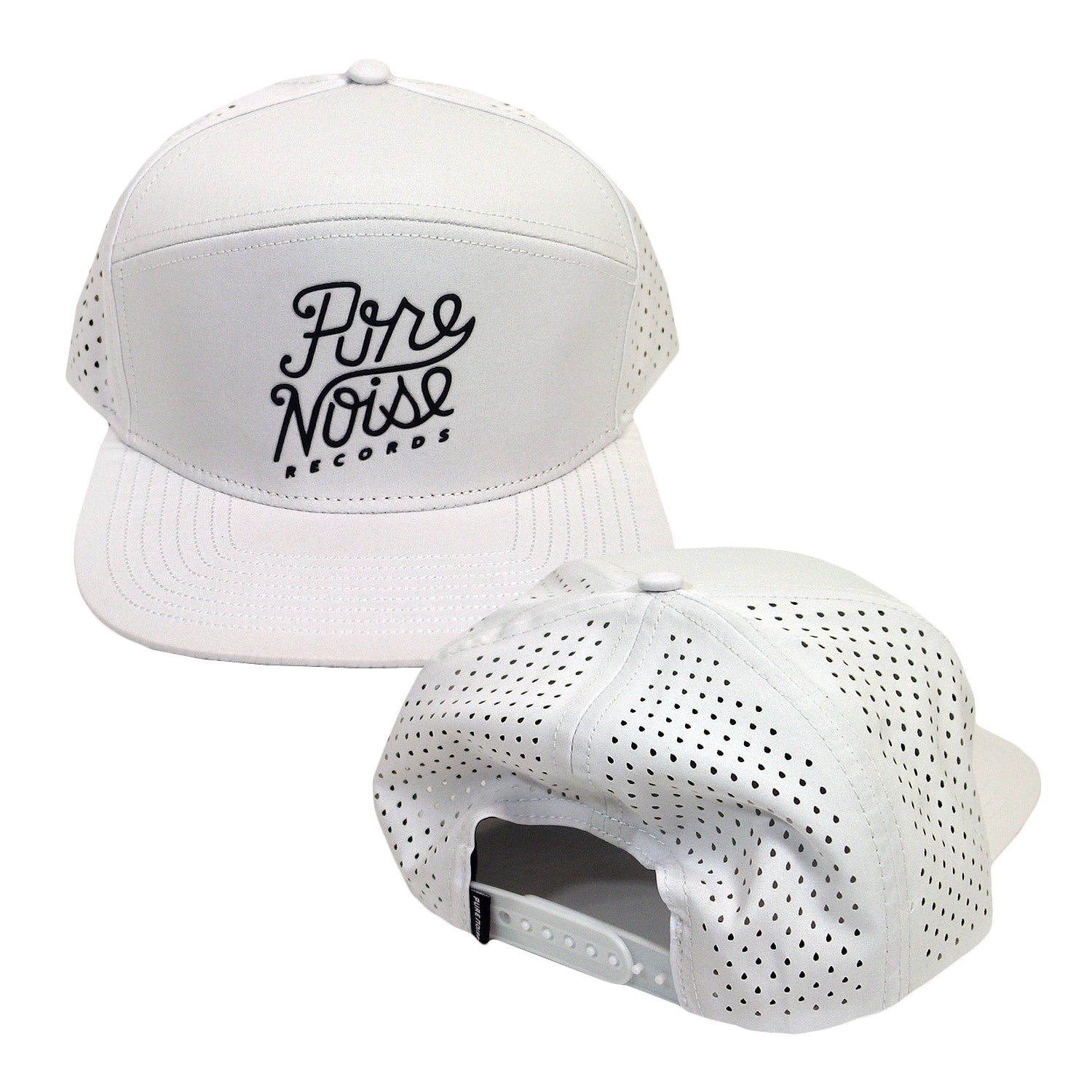 Logo White Snapback – Pure Noise Records