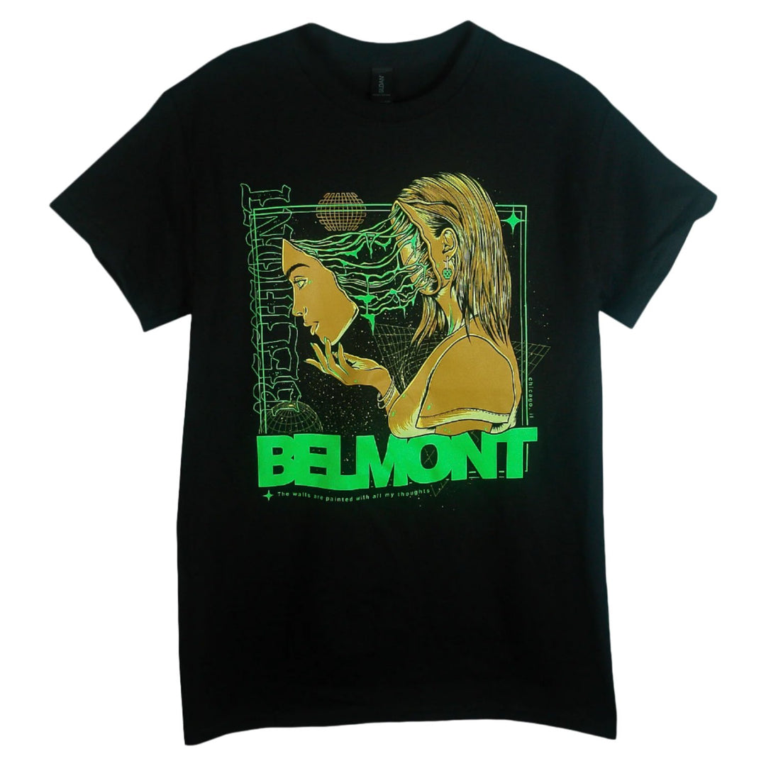  Belmont
Mask (Neon Green Print) Black - T-Shirt 