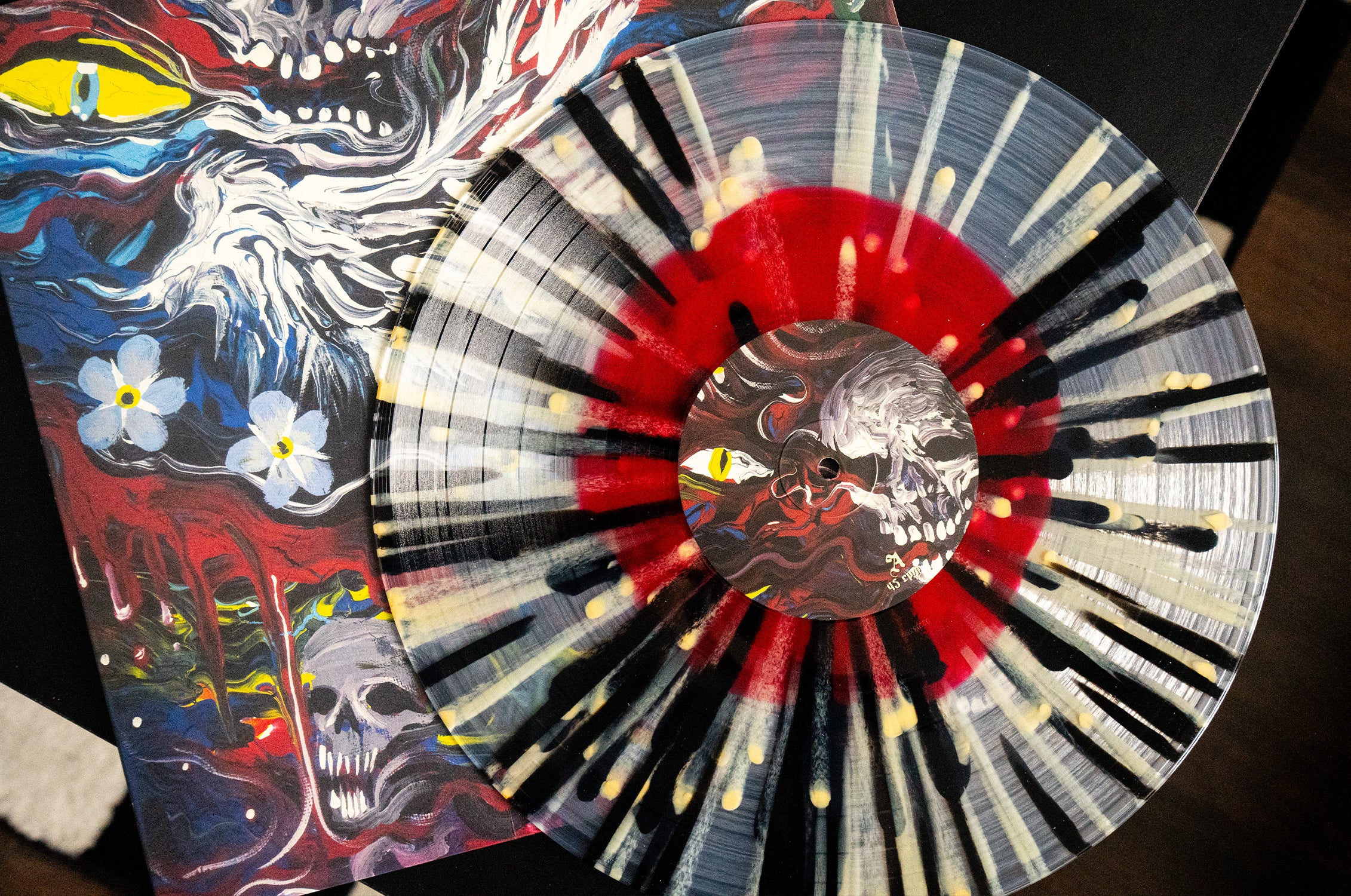 All The Devils Are Here - Red In Clear W/ Heavy Black & Yellow