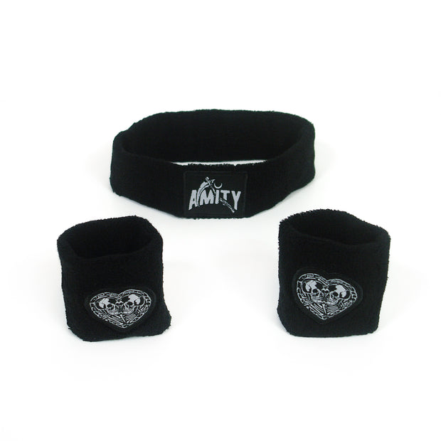 Not Without My Ghosts Black - Sweatband Set