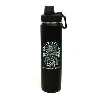 Not Without My Ghosts Black - Water Bottle
