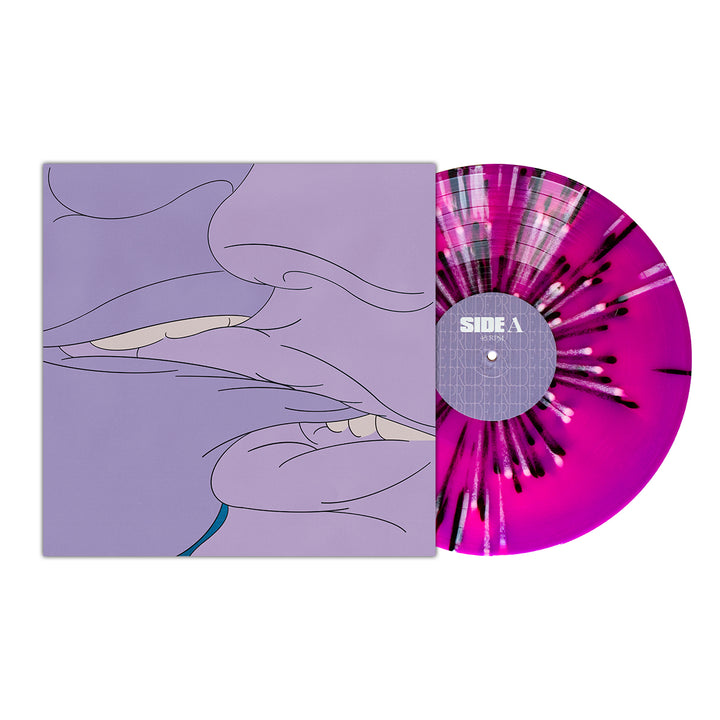 PRUDE - Neon Magenta & Neon Violet Aside/Bside W/ Heavy White & Black Splatter LP