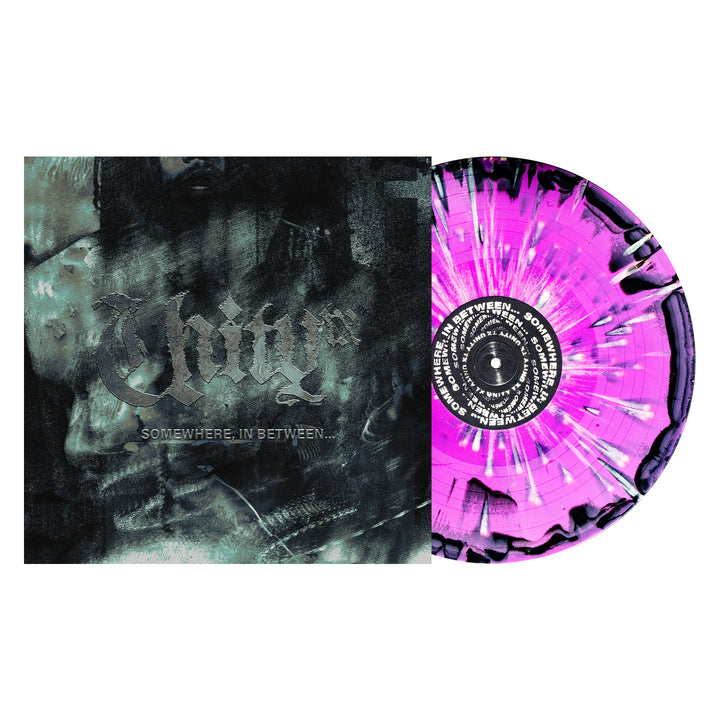 The UNITYTX Somewhere In Between LP comes on a stunning Black and Purple Splatter Vinyl inspired by its bold album cover. A must-have for collectors—secure your Vinyl Presale now!.