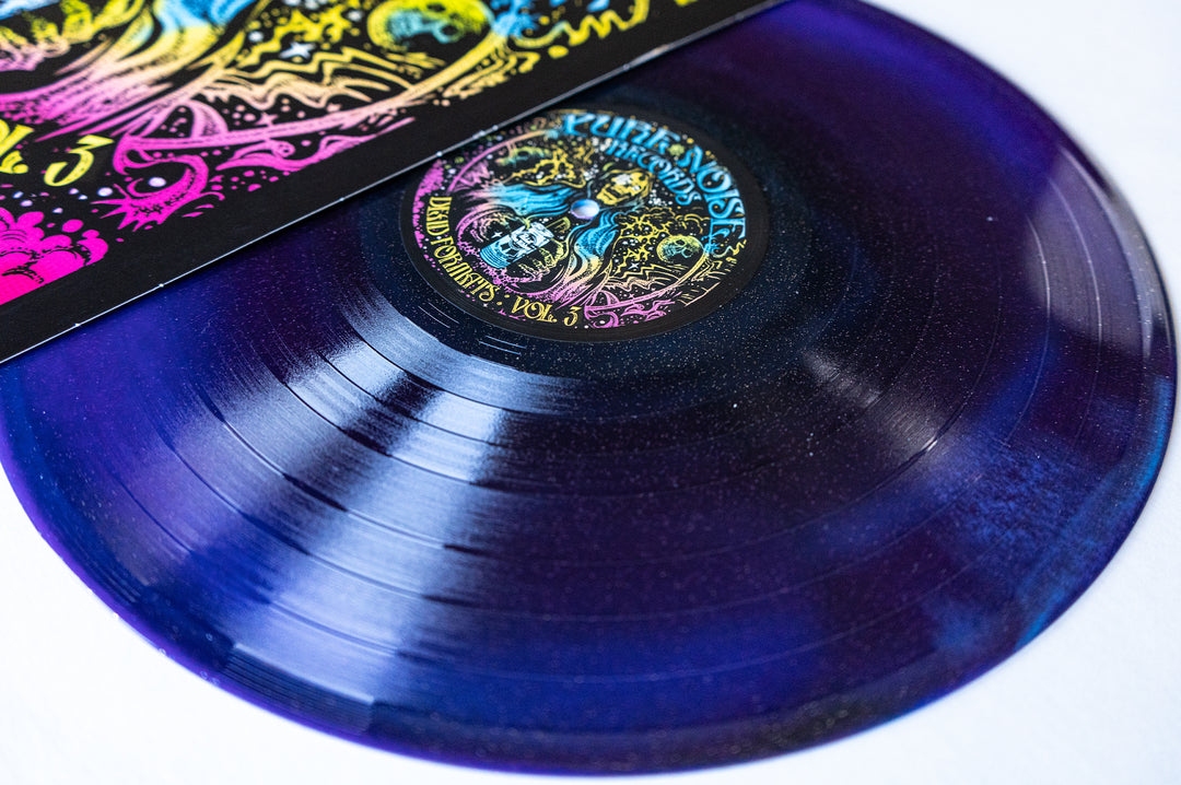 Dead Formats Vol. 3 - Black Ice, Purple & Blue Aside / Bside With Glitter LP