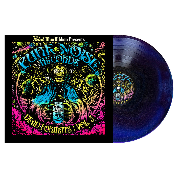 Dead Formats Vol. 3 - Black Ice, Purple & Blue Aside / Bside With Glitter LP