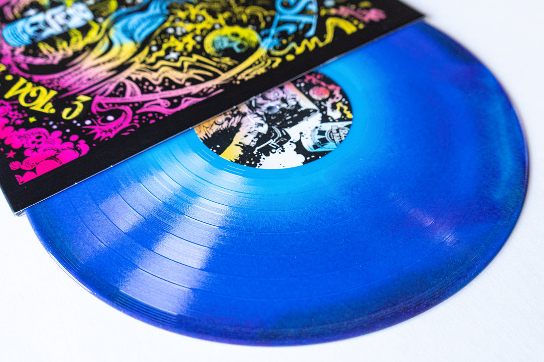 Dead Formats Vol. 3 - Black Ice, Purple & Blue Aside / Bside With Glitter LP