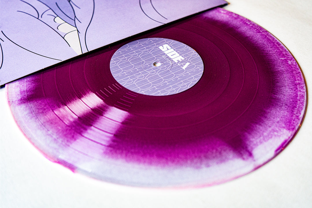 PRUDE - Purple, Baby Pink & White Aside/Bside W/ Glitter LP