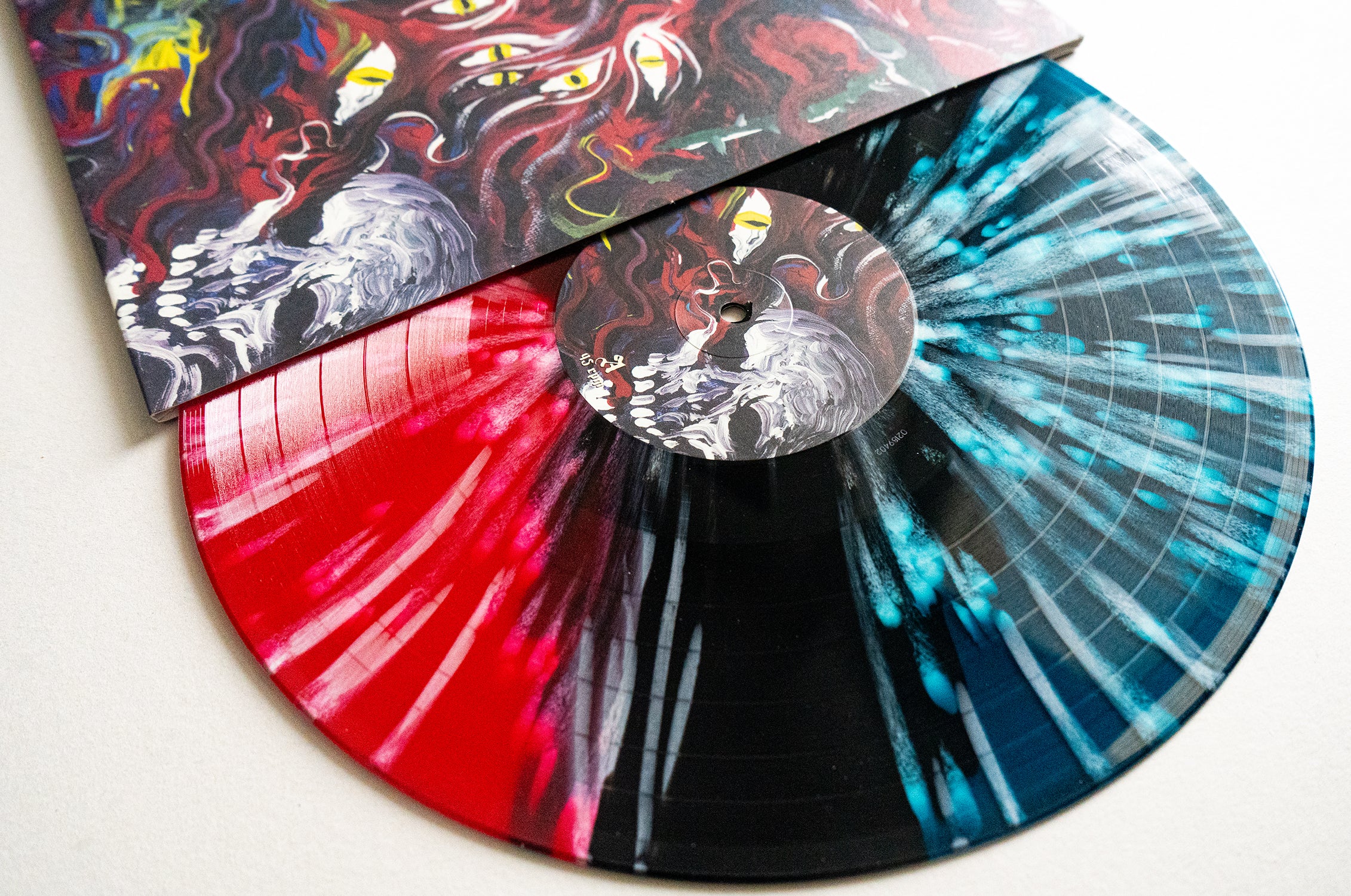 All The Devils Are Here - Blue/Black/Red Tri-Stripe w/ Heavy Bone