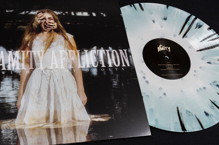 Not Without My Ghosts - White/Blue Aside/Bside w/ Black & Beer Splatter Vinyl LP