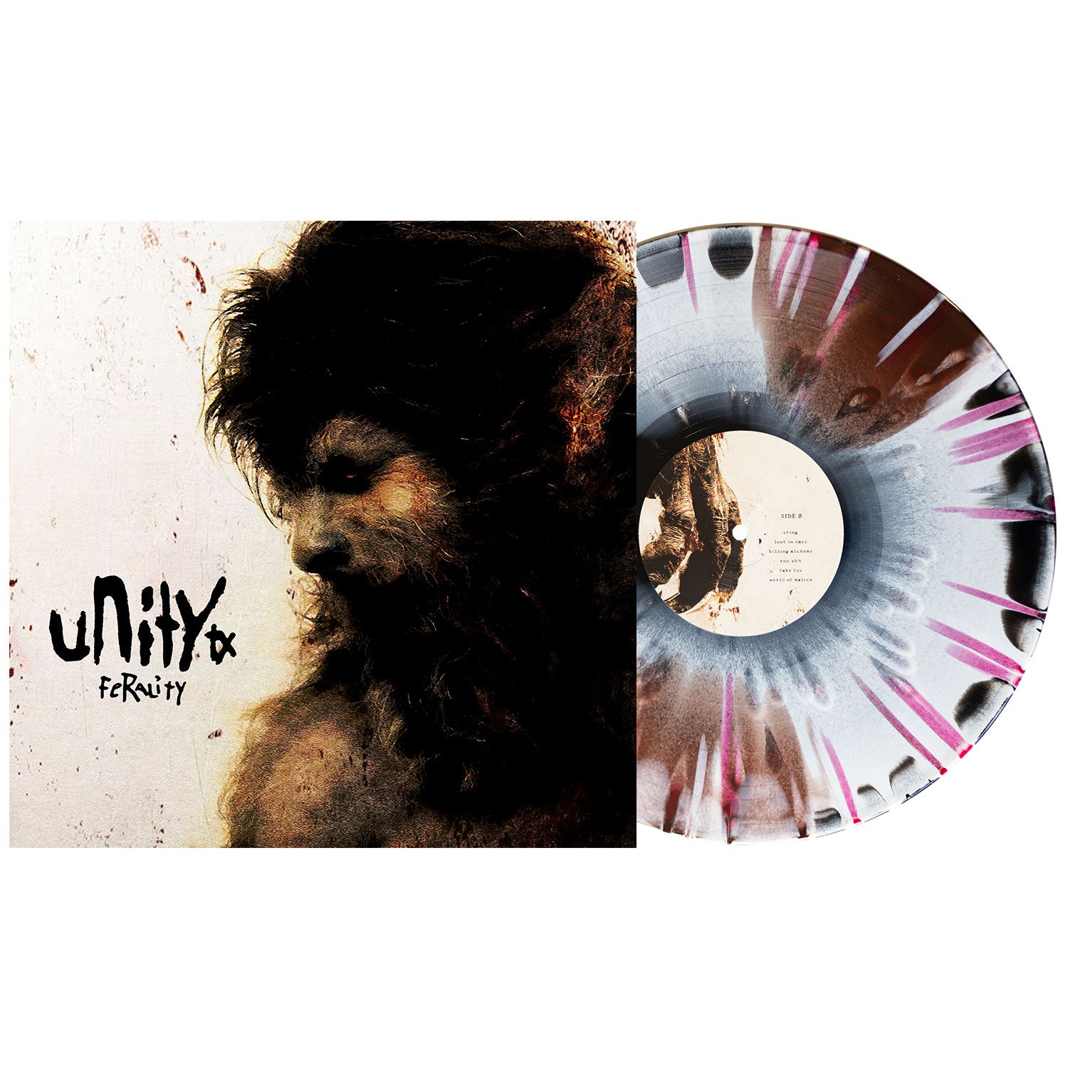 FERALITY - Brown, Bone & Black Aside/Bside W/ White & Red
