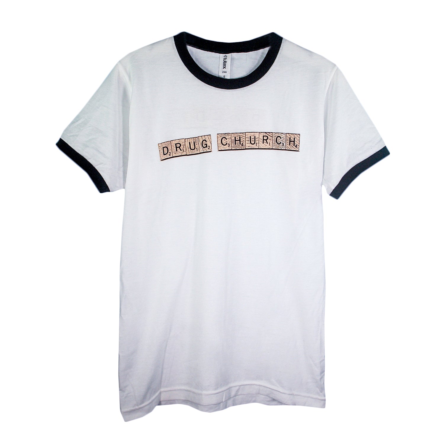 佐藤健 ABYTS RINGER NECK Tシャツ ホワイト 佐藤健 ABYTS RINGER NECK Tシャツ ホワイト