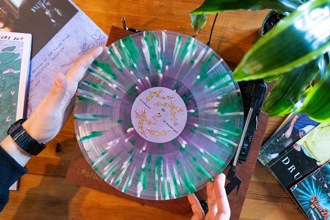 To Figure Out - Clear W/ Violet, Baby Pink & Evergreen Splatter LP