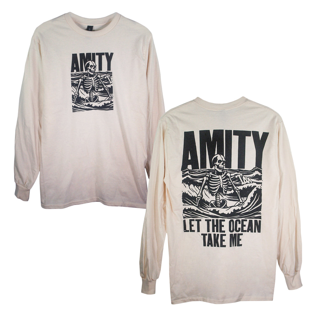 Swimmer_Natural - Long Sleeve front and back