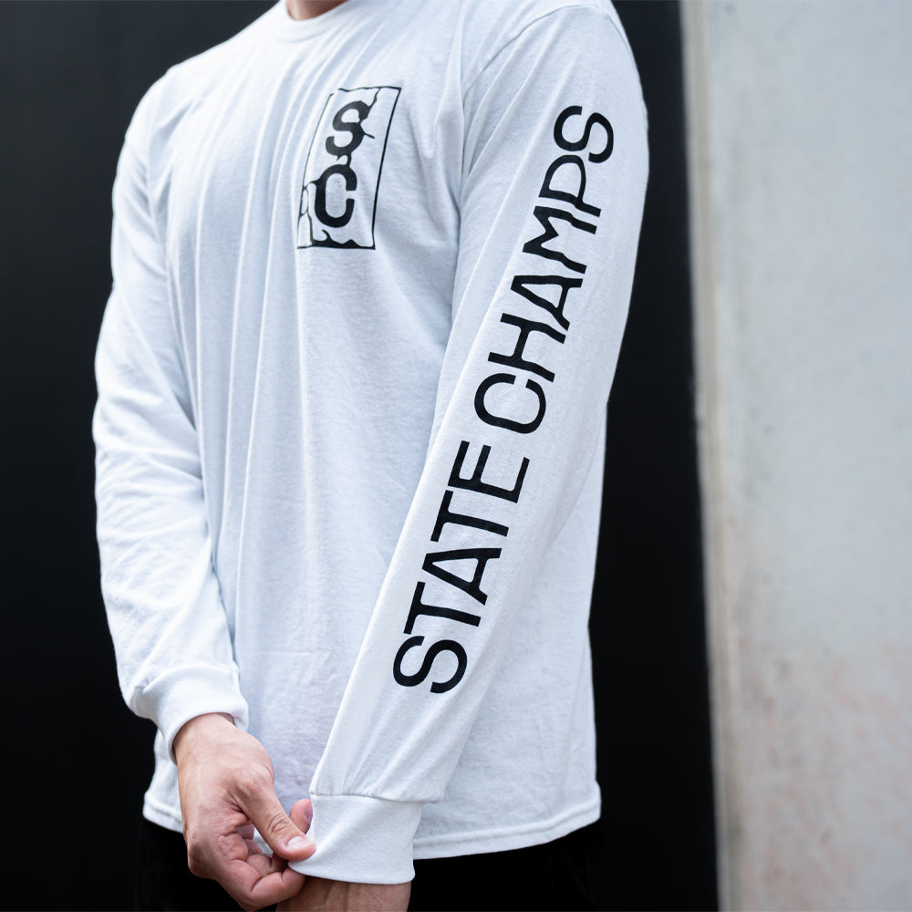 Cracked White - Long Sleeve