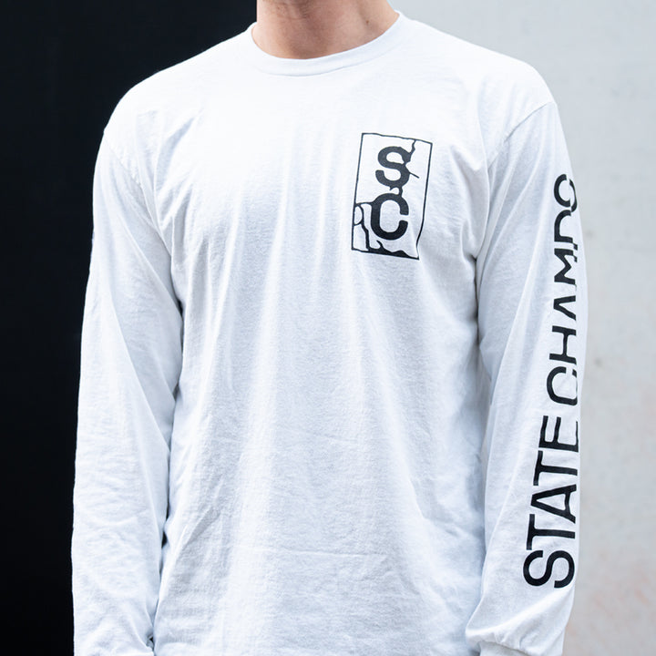 Cracked White - Long Sleeve