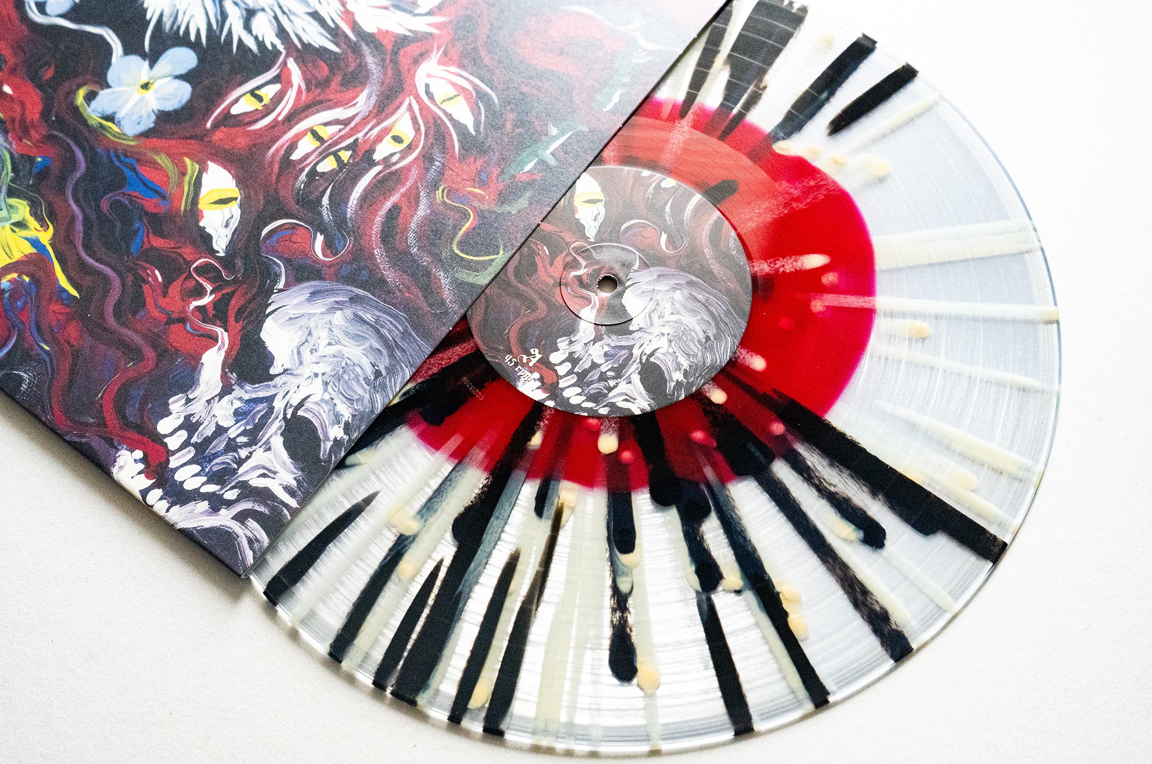 All The Devils Are Here - Red In Clear W/ Heavy Black & Yellow