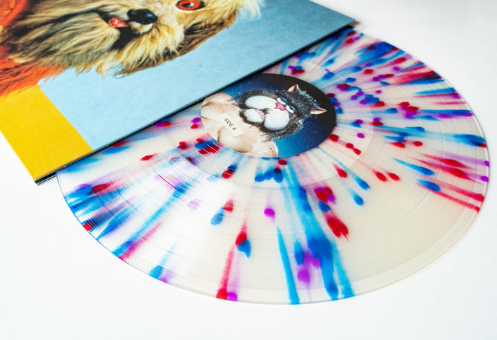 analysis paralysis - Milky Clear W/ Blue, Red & Purple Splatter LP