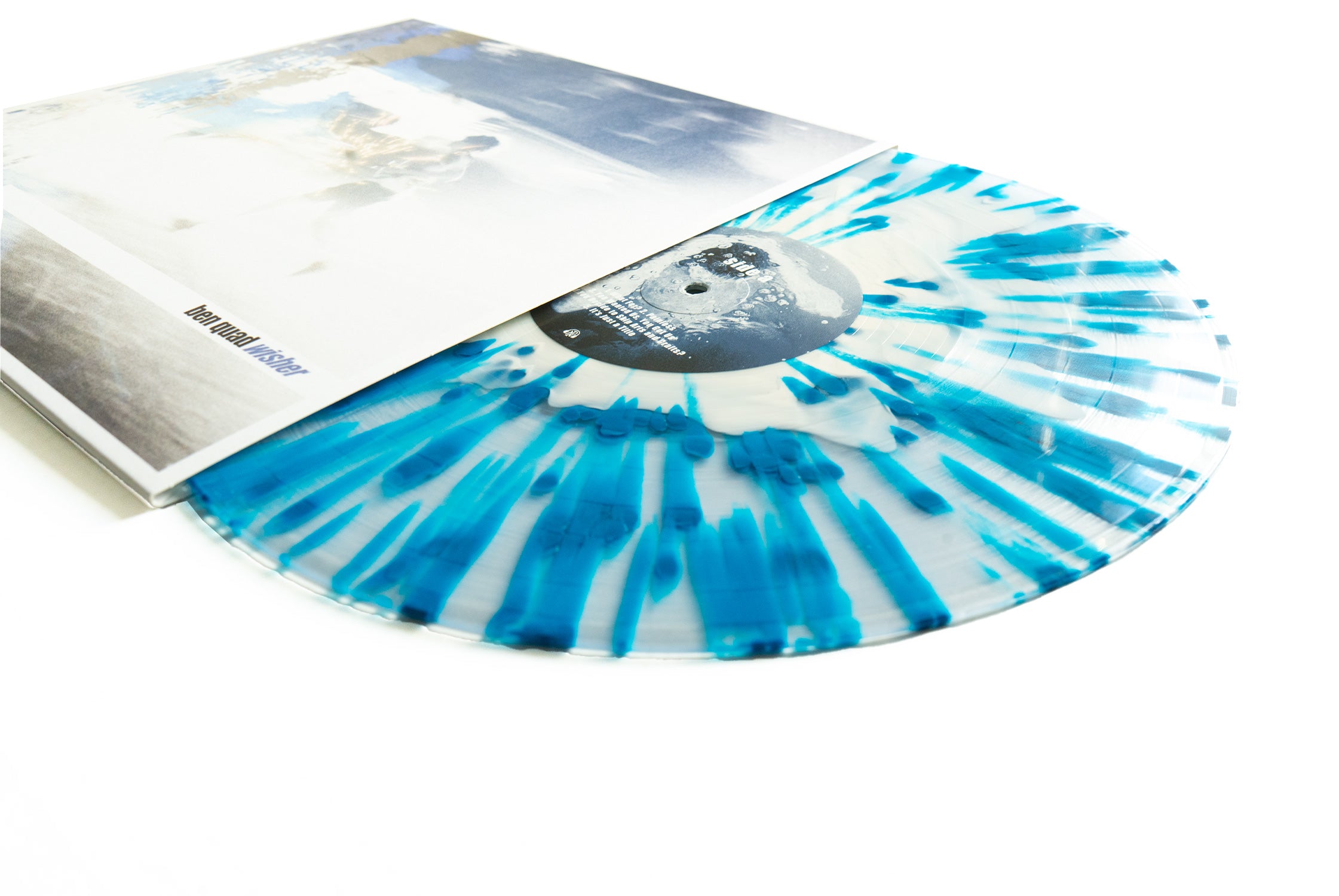 Wisher - Bone In Clear W/ Blue Splatter LP – Pure Noise Records