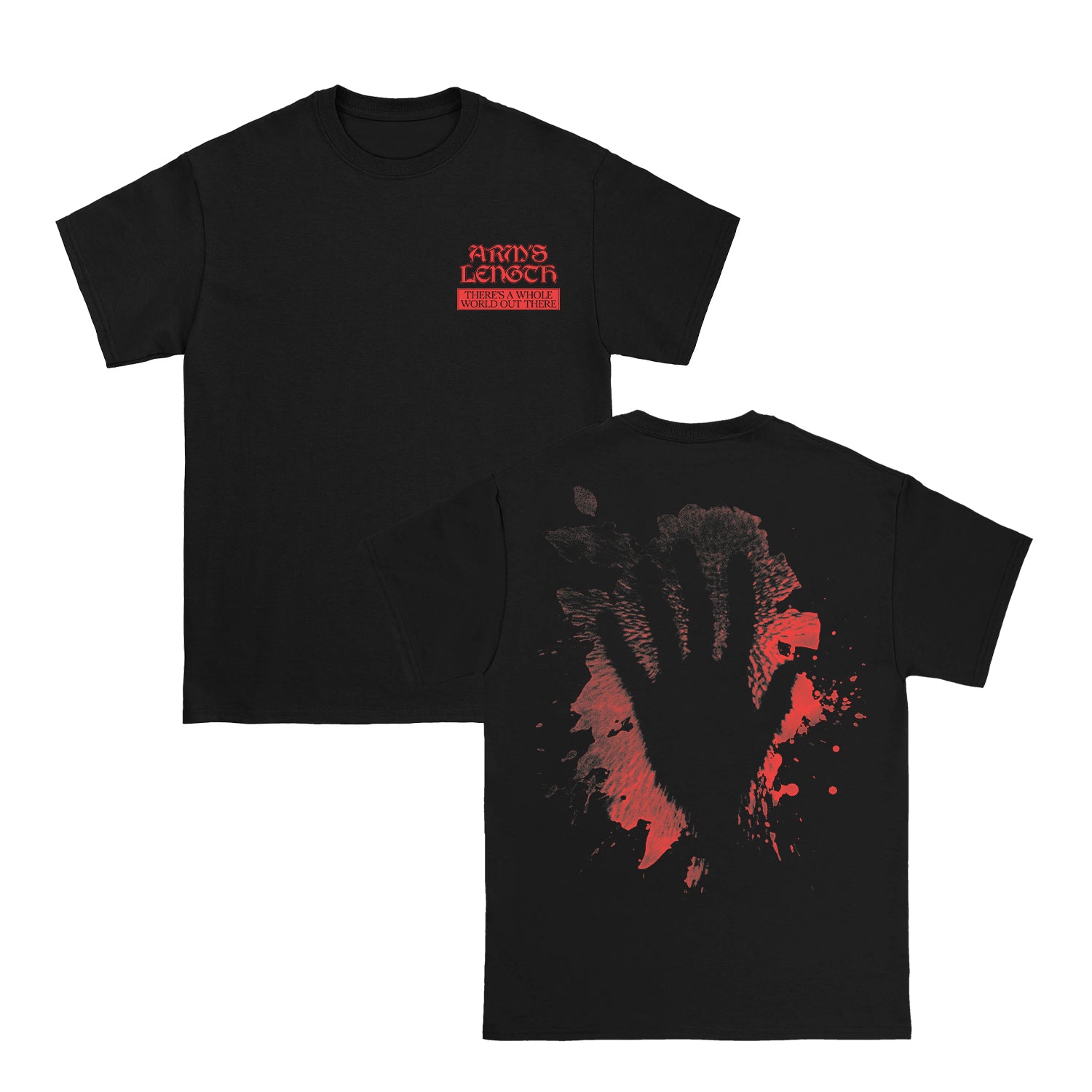 There's A Whole World Out There Black - Tee – Pure Noise Records