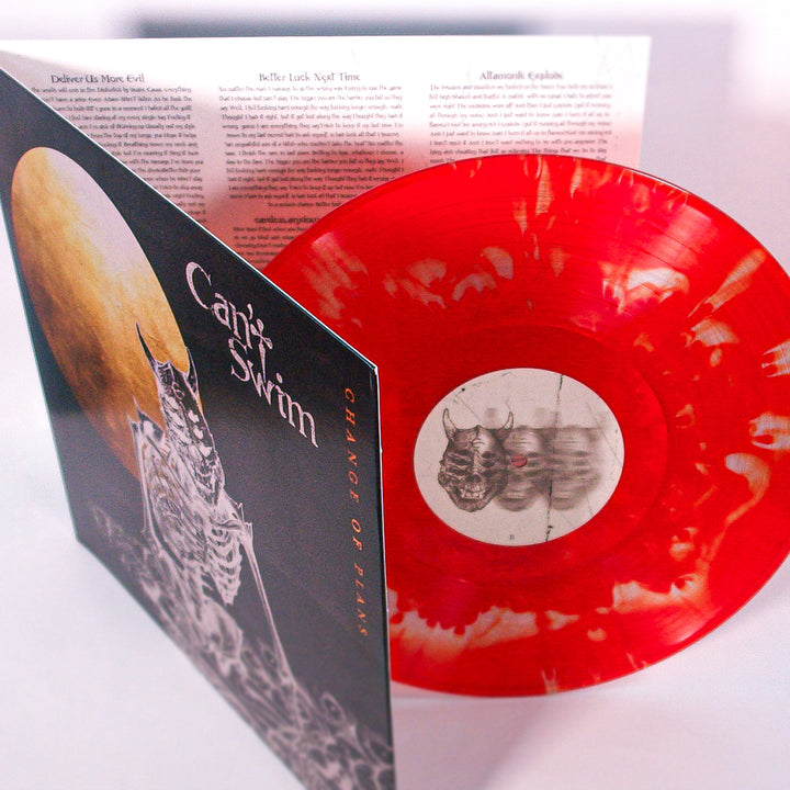 can't swim Change Of Plans - Blood Red Cloudy Vinyl