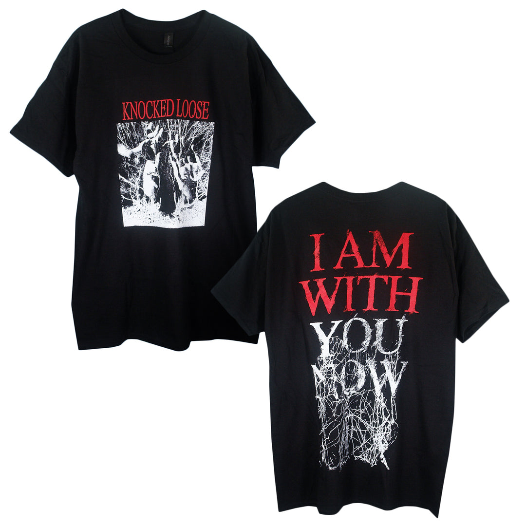 knocked loose gear I Am With You Now Black (Red Text)