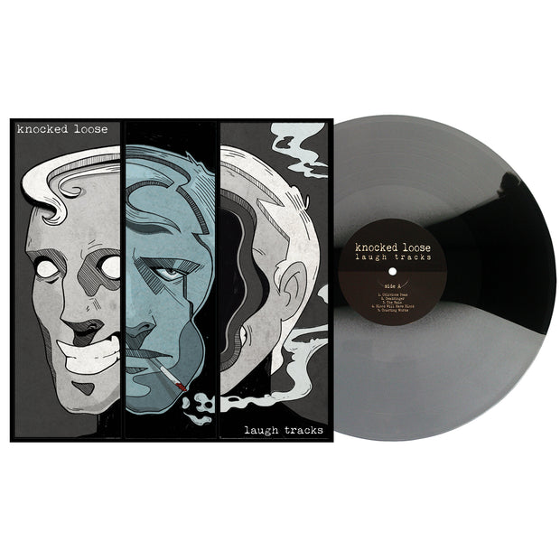 Laugh Tracks  - Silver/Black Tri-Stripe LP
