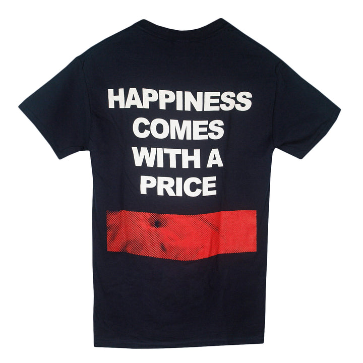 knocked loose happiness navy tee back