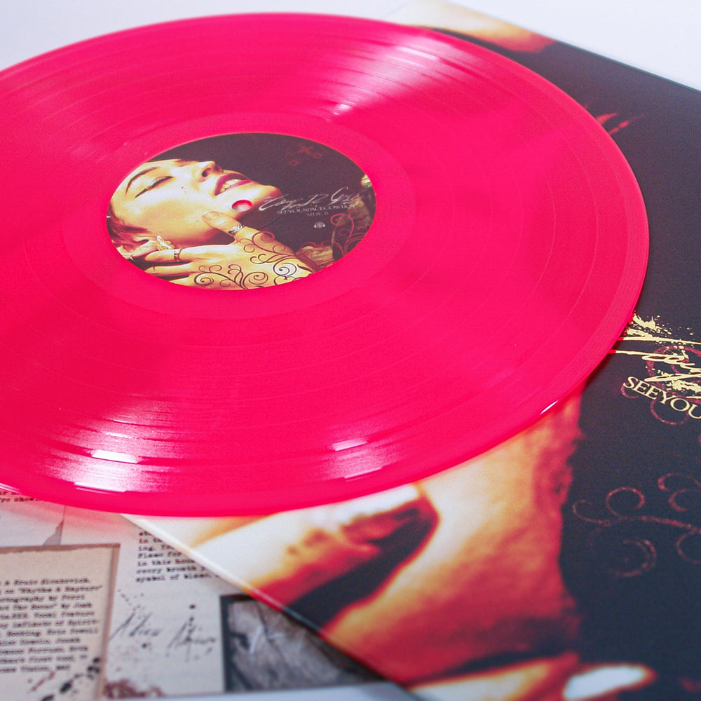 see you space cowboy Coup De Grace - Neon Pink Vinyl record