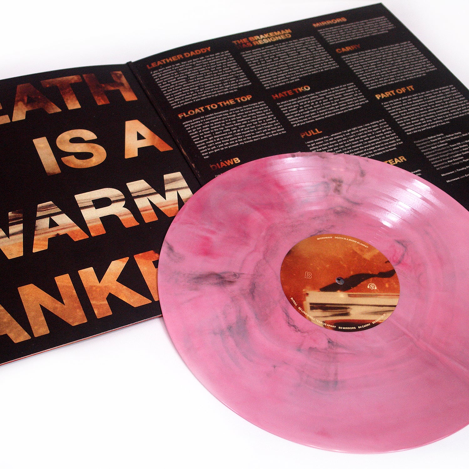 Death Is A Warm Blanket - Pink, Oxblood & Black Galaxy LP – Pure