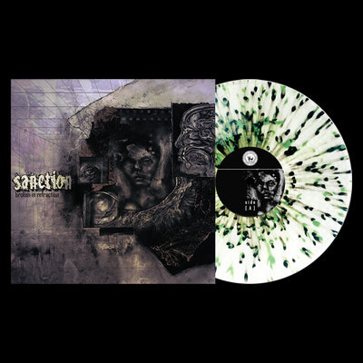 Broken In Refraction - Ultra Clear w/ Heavy Olive Green and Black Splatter LP