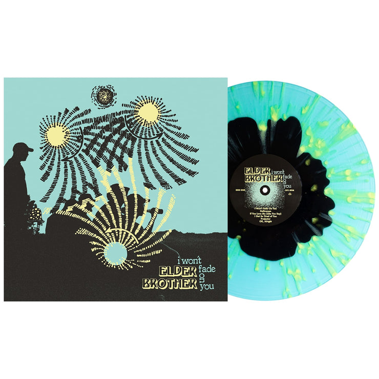I Won't Fade On You - Black In Electric Blue W/ Easter Yellow Splatter LP