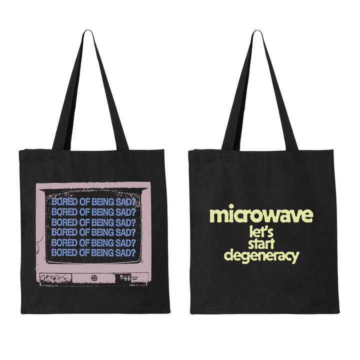 Let's Start Degeneracy Black - Tote Bag